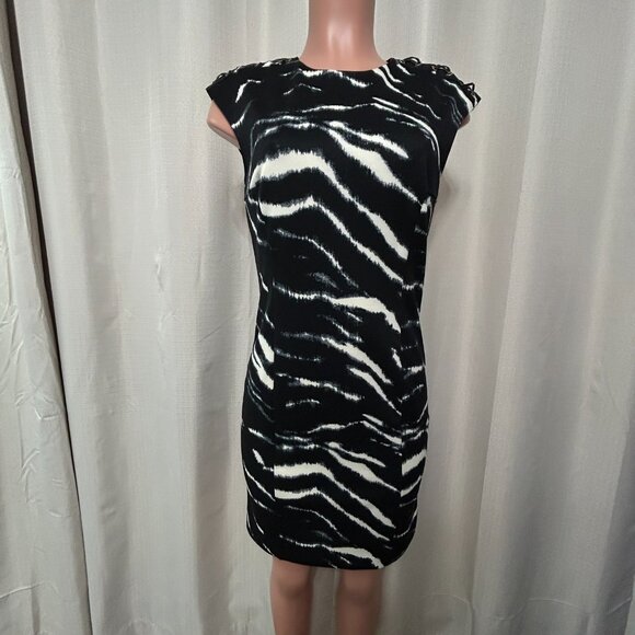 Michael Kors Laced Cap Sleeve Sheath Dress Women's Size Small - Picture 1 of 11
